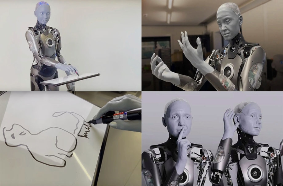 Engineered Arts has taught the robot Ameca to draw by hand as requested