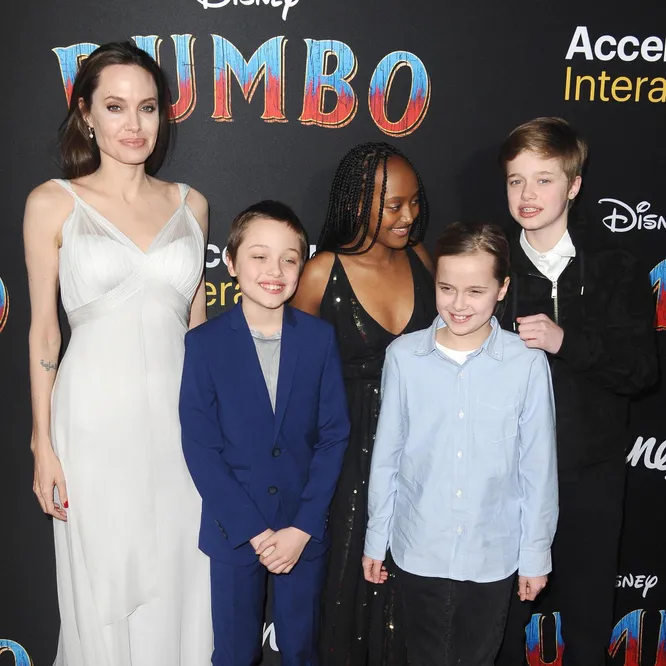 Angelina Jolie has six children